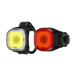 LUZ KNOG BLINDER SQUARE/CUADRADO DELANTERA/TRASERA / 200/100 LUMENS / USB