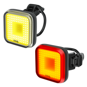 LUZ KNOG MINI BLINDER SQUARE/CUADRADO DELANTERA/TRASERA / 100/50 LUMENS / USB