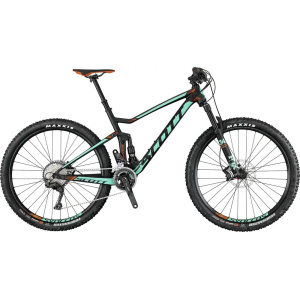 BICICLETA SCOTT CONTESSA SPARK 720/2017 MTB BLACK GREEN MATE