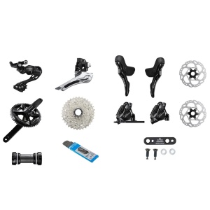 GRUPO DE CAMBIOS SHIMANO 105 R7120 / 52-36T / 11-34T / 172.5MM / 12VEL