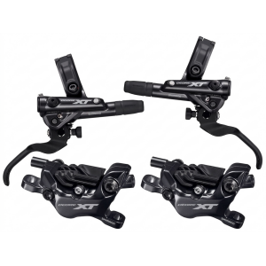 JUEGO DE FRENOS SHIMANO DEORE XT BL/BR-M8120 / HIDRAULICO / 4 PISTONES