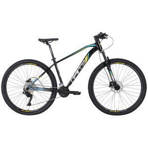 BICICLETA GW JAGUAR MTB NEGRO AMARILLO / RIN 29 / ALUMINIO / 9VEL