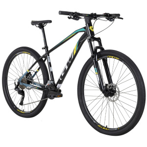 Alternative view of BICICLETA GW JAGUAR MTB NEGRO AMARILLO / RIN 29 / ALUMINIO / 9VEL