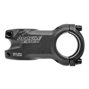 POTENCIA / CAÑA DE MANUBRIO PROFILE DESIGN TRVLR 0° / 31.8 MMx55MM / ALUMINIO / MSTRV0551