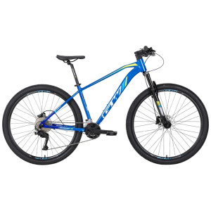 BICICLETA GW JAGUAR MTB AZUL VERDE / RIN 29 / ALUMINIO / 9VEL