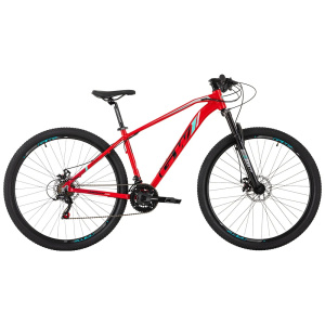 BICICLETA GW JAGUAR MTB ROJO VERDE MENTA / RIN 29 / ALUMINIO / 9VEL