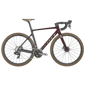 BICICLETA SCOTT ADDICT RC 10 2023 / RUTA / RED TINTED / CARBON / 12VEL