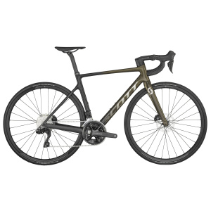 BICICLETA SCOTT ADDICT RC 40 2023 / RUTA / BLACK GREEN YELLOW / CARBON / 12VEL