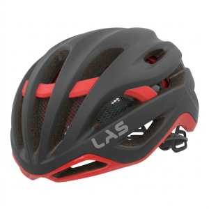 Alternative view of CASCO DE CICLISMO LAS VIRTUS / BLACK RED / ITALIANO
