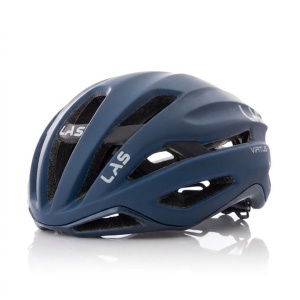 Alternative view of CASCO DE CICLISMO LAS VIRTUS / MATTE BLUE / ITALIANO