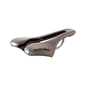 SILLIN SELLE ITALIA SLR BOOST / SUPERFLOW / 7MM / 130 x 248 MM / BROWN / GRAVEL